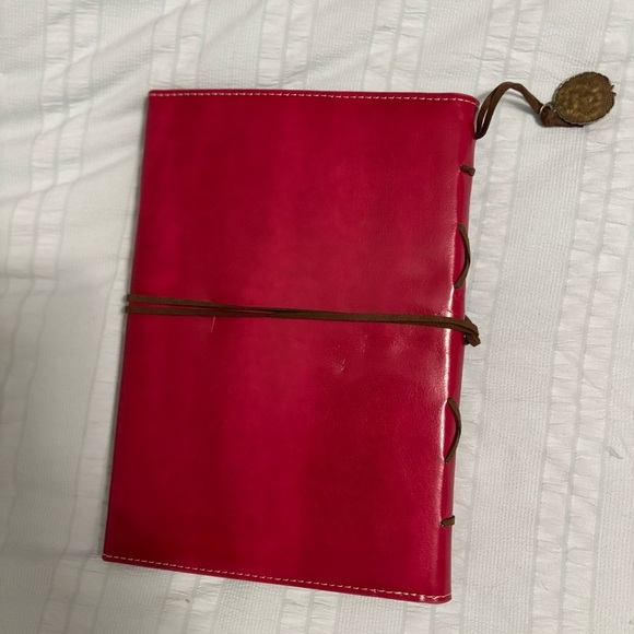 Red Faux Leather Refillable Journal - Picture 4 of 6